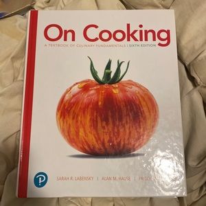 On Cooking a textbook of culinary fundamentals sixth edition!
